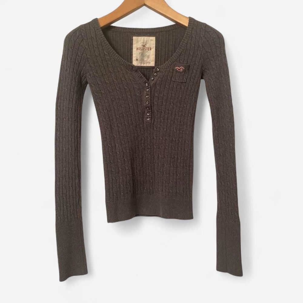Hollister-co Women's Grey Jumper